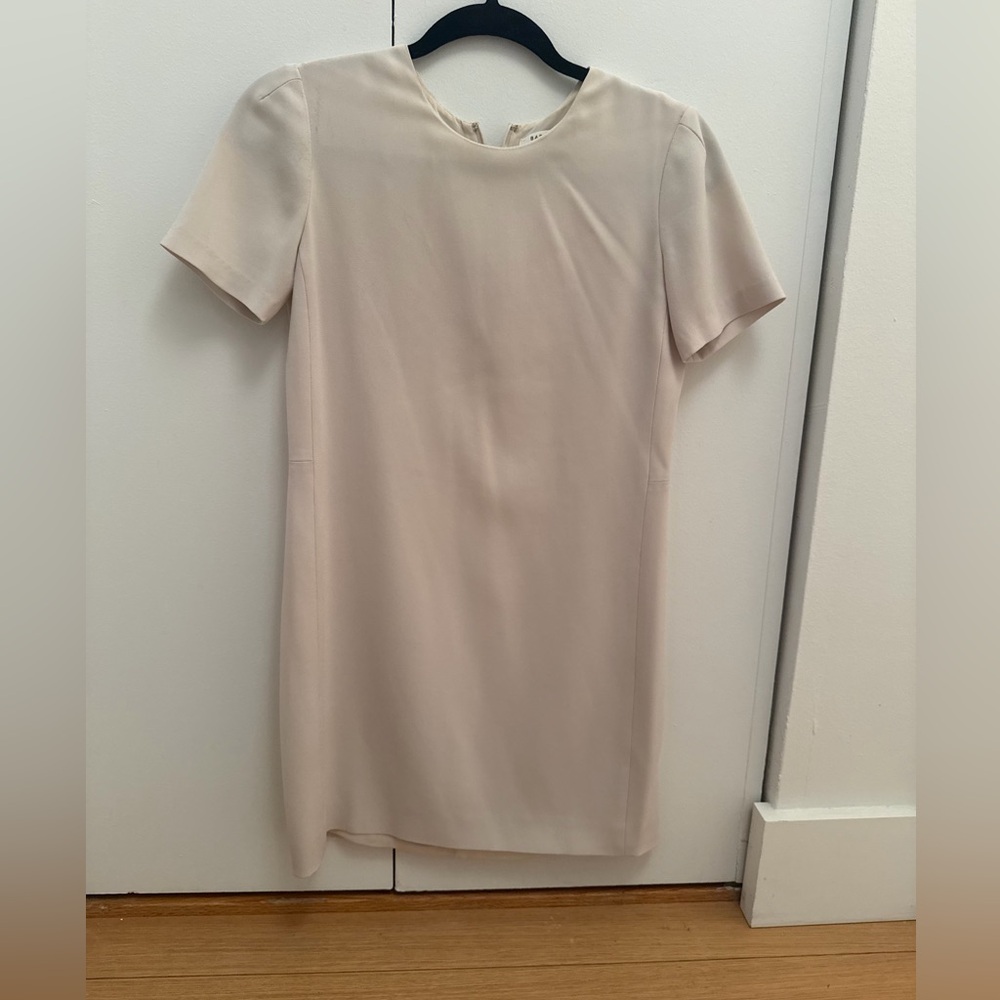 Babaton beige mini dress